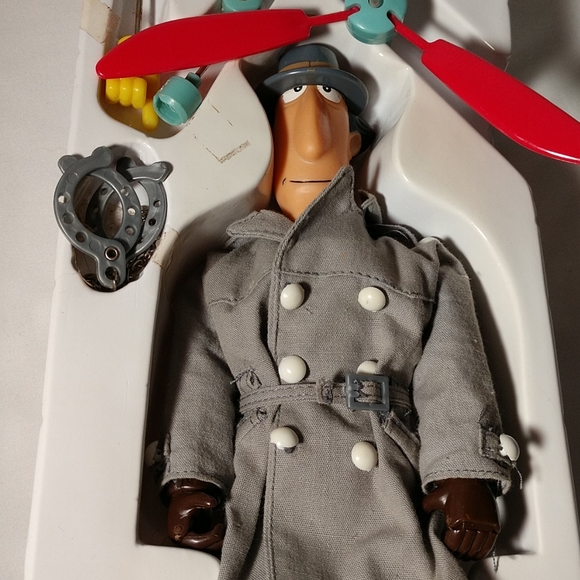 Vintage Inspector Gadget Action Toy Original Box - Picture 8 of 15